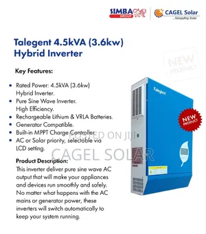 Talegent 4.5kva 24v Hybrid Inverter
