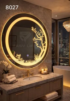 70 by 70 Classic Led Mirror With 3 Displaying Lights