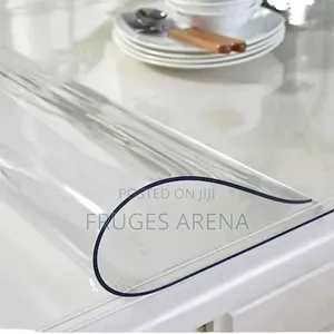 2mm Crystal Clear PVC Table Protector 1000x1500mm – Waterproof Cover