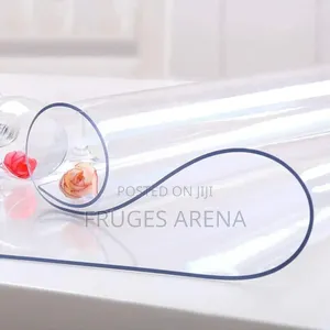 Heavy Duty 2mm PVC Table Cover 1.5m – Clear Dining Table Protector