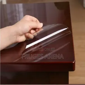 2mm Transparent PVC Table Protector – Dining Office Desk Cover