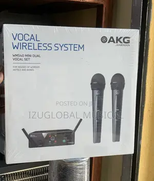 Akg Wms40 Mini Dual Vocal Set for House of Worship Hotel and Bands