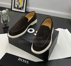 Hugo Boss Suede Sienne Loafers