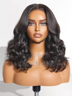 14inches Loose Egg Curly Virgin Human Hair Luxury Wig