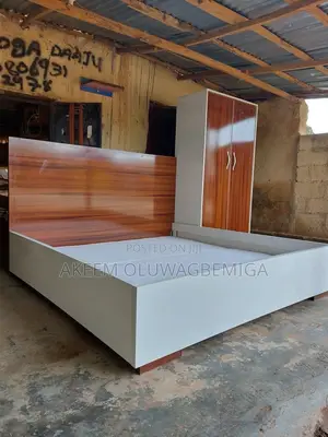 6by6 Bedframe With Wardrobe