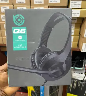Q6 Usb Headphone| Headset With Microphone for Pc