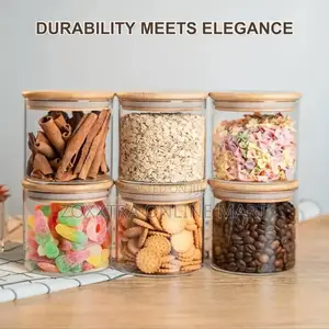 Set 6 Glass Jars