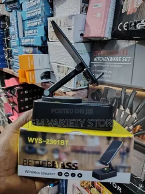 Phone Holder With Bluetooth Speaker