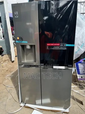 Lg Knock Knock Luxury Refrigerator. 2 Doors Side By Side