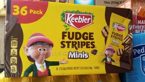 Keebler Fudges Stripes Minis Cookies 36 Pouches ×56g