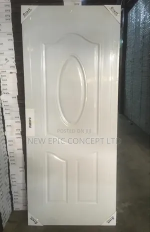 American Panel Room Door With Frame And Complete Accessories