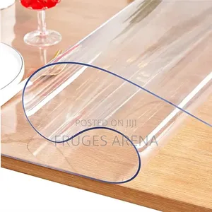Heavy Duty 2mm PVC Dining Table Cover 1.8m – Clear Table Protector