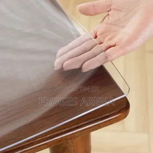 Crystal Clear PVC Table Mat 2mm – Office Dining Desk Protector