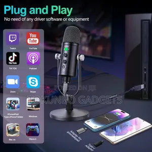 Aveek Usb Condenser Microphone Used for Studio Recording Streaming