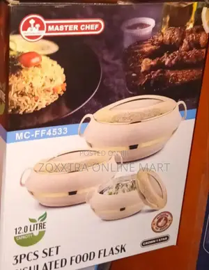 Master Chef 3pcs Set Insulated Food Flask