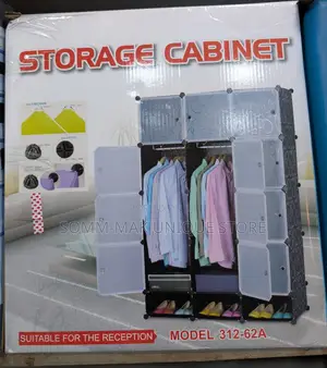 3 Door Plastic Mobile Wardrobe