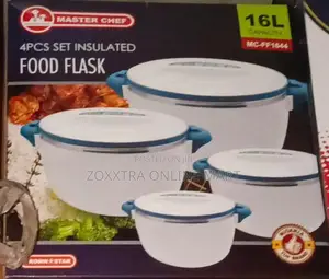 Master Chef 4pcs Set Insulated Food Flask