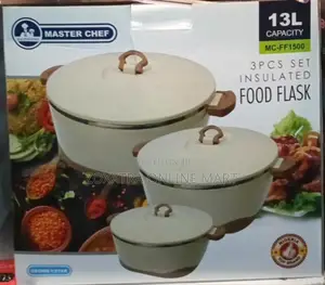 Master Chef 3pcs Set Insulated Food Flask