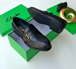 Brown and Black Clarks