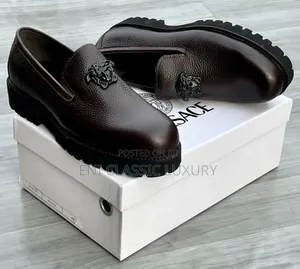 Best Quality Luxury Men's Shoes Collection Versace Well Banded Package