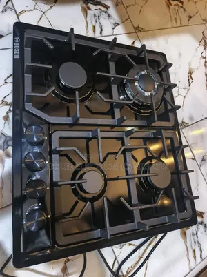 Original Bosch Built-in Luxury 4 Burners Black Stainless Steel Cooker