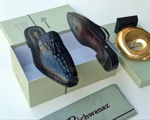 Richwanaz Leather Half Shoes