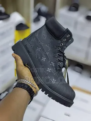 Louis Vuitton Leather Timberland Boots