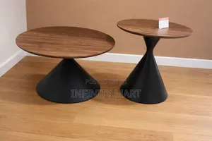 Modern 3 in 1 Wooden Center Table