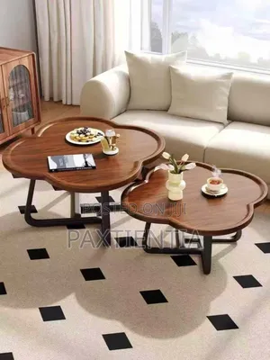 Irregular Shaped 2-in-1 Centre Table