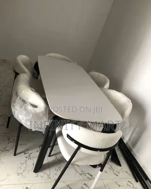 White Marble Dining Set