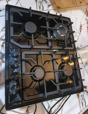 Original Bosch Built-in Luxury 4 Face Black Stainless Steel Gas Cooker