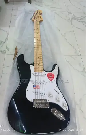 Fender Stratocaster Electric Lead Guitar Black Colour