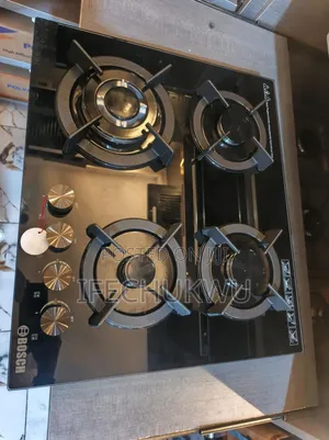 Original Bosch Built-in 4 Face Glass Top Gas Cooker Hob Automatic