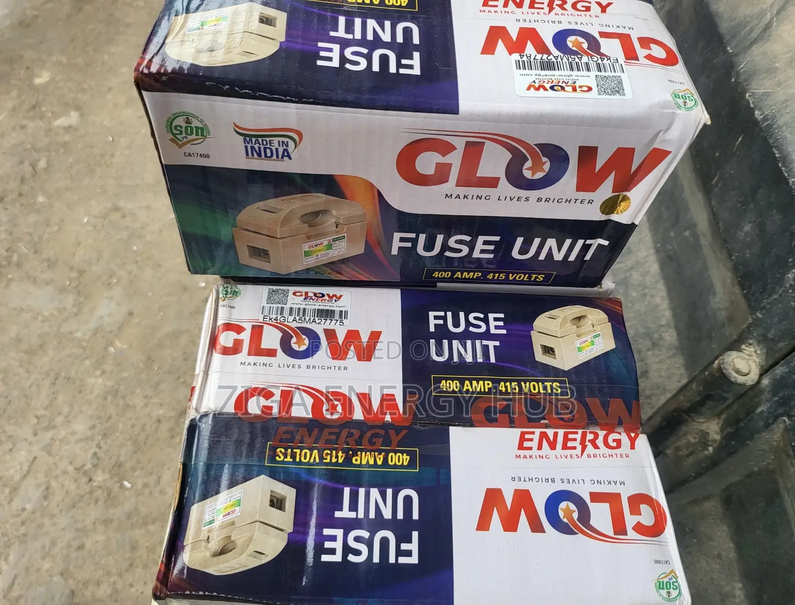 Glow Fuse And Base Unit