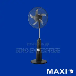 Maxi Standing Rechargeable Fan 18 Inch Black