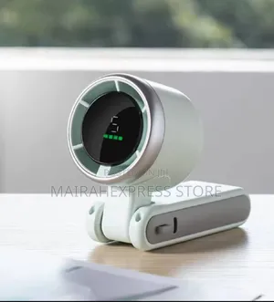 Rechargeable Portable Handheld Turbo Fan With Foldable Desk Design