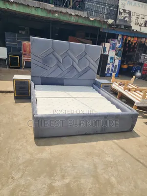 6by6 Executive Bed Stand With Two Side Drawers Only.