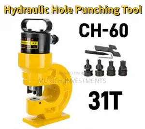 Hydraulic Knockout Kit Ch-60 - 31t Sheet Hole Punching Tool With Pump