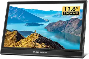 Thinlerain 11.6 Inch Portable Monitor 1366 X 768 Led Display