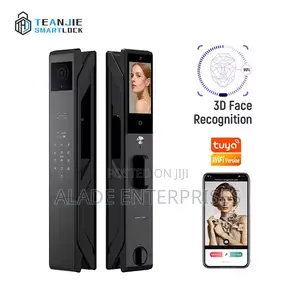 Luxury Smart Lock Triple Camera Palm/Fingerprint/Face Smart Key