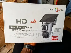 Dual Lens Solar PTZ Camera| Ultra Hd |Night Vision| 360° Smart CCTV