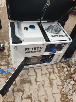 Heavy Duty Retech 12.5kva Soundproof Generator
