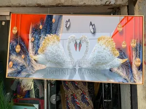 Wings of Harmony Acrylic Stoned Frame