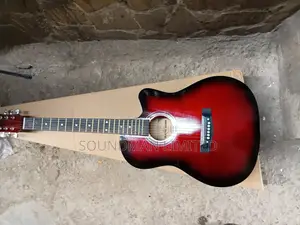 Acoustic Box Guitar With Guitar Bag and Strap Size 38"