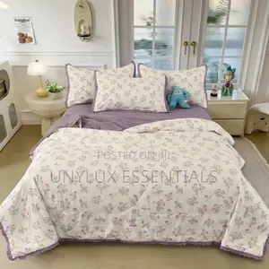 Double Side Bed Duvet/Cover With 2 Pillow Cases