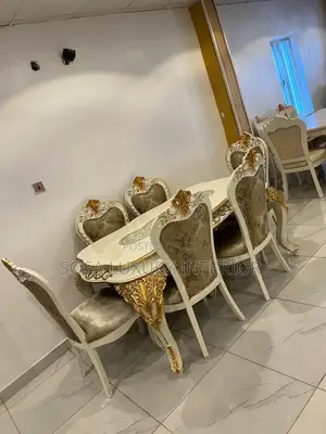 Royal Gold and Cream Classic Dining Set