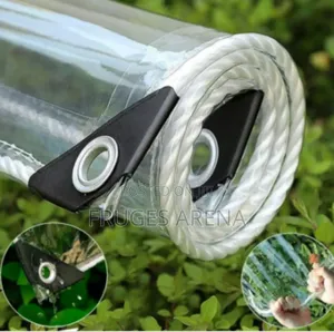2 MTRS X 6 MTRS Transparent PVC Sheet / Clear PVC Tarpaulin (0.3mm)