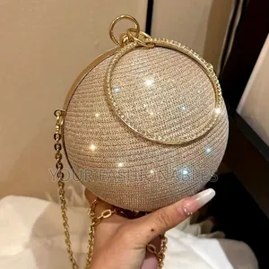 Glitter Ball Clutch Purse ( Gold, Black, Silver, Pink)