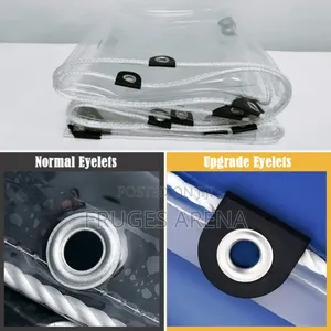 Industrial Clear PVC Sheet / Transparent Tarpaulin (0.3mm)