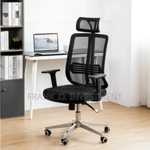 Executive Mesh Office Chair - Full Black